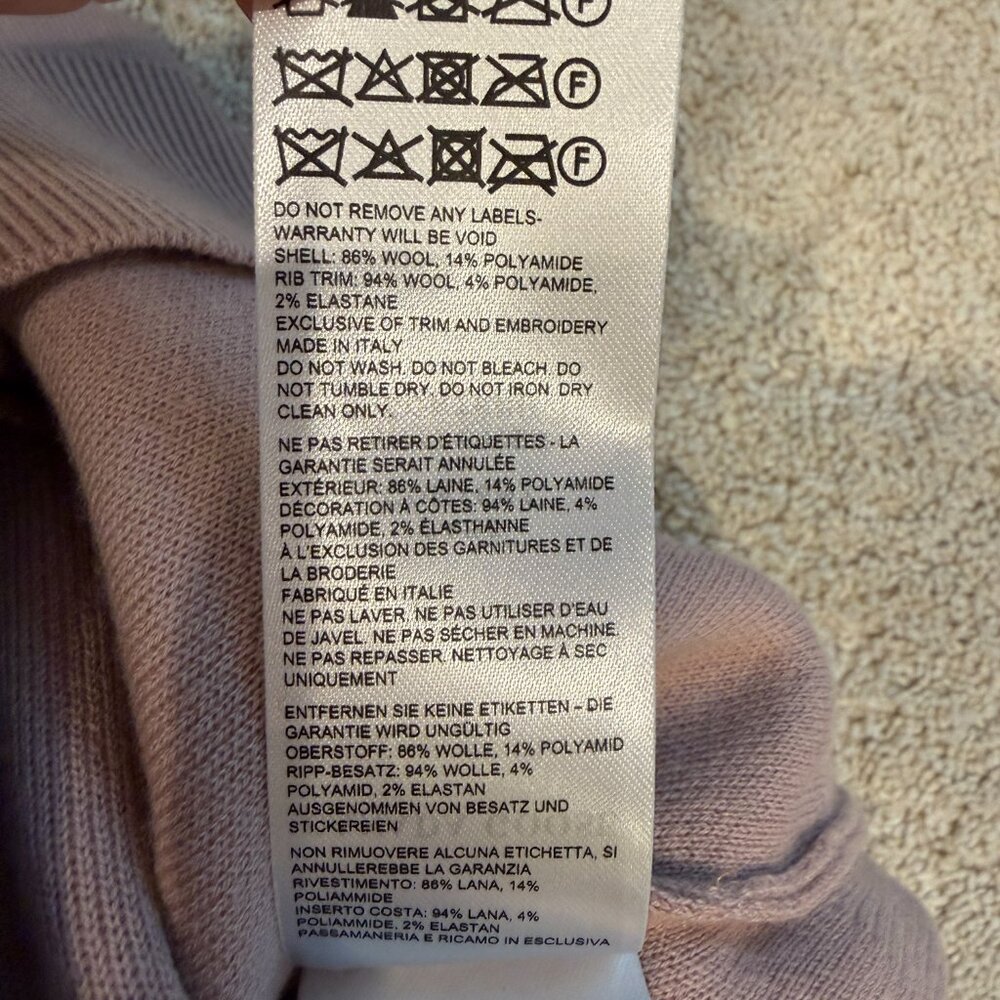 Canada Goose Women‎ XS Cowl Neck Sweater Holton Mockneck NWT Rose Blush - Picture 5 of 9